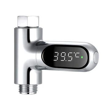 Su banyo termometresi LED Dijital Duş Sıcaklık Göstergesi 0-100 Santigrat Bebek Banyo su termometresi Santigrat Ekran