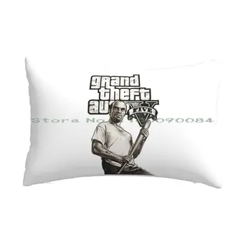 Trevor Philips Grand Theft Auto 5-V Oyun Oyun Serisi Yastık Kılıfı 20x30 50*75 Kanepe Yatak Odası Zx Spectrum Retro Piksel Oyun