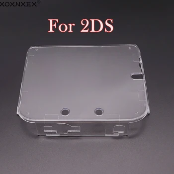 XOXNXEX 1 adet Dayanıklı Şeffaf Plastik Koruyucu Sert Çanta Kapak Kabuk İçin Nintendo 2DS