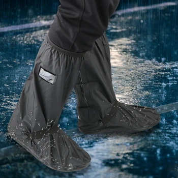 Bot galoşları Kaymaz Kullanımlık Su Geçirmez motosiklet bisiklet yağmur ayakkabı koruyucu Unisex Ayakkabı Koruyucuları Yağmurlu Karlı Gün için