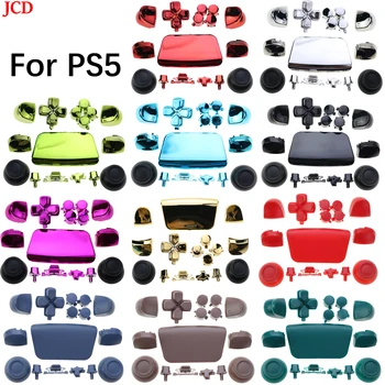 JCD 1 Takım Gamepad İçin Yedek Düğme PS5 Denetleyici Düğmesi Joystick Yedek Kabuk Gamepad Kabuk Yedek Parça Seti