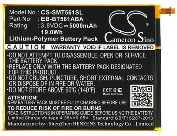 cameron çin 5000mah pil SAMSUNG Galaxy Tab için E Nook Baskı 9.6 SM-T560 SM-T561 SM-T565 EB-BT561ABA EB-BT561ABE