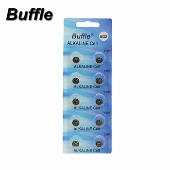 10x Buffle AG2 LR726 396A 607 S30 556 Düğme Hücre Para Alkalin Pil 1.5 V Saatler