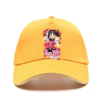 Yeni kap şapka Sevimli Yazawa Nico ove ive T bir Newet ağaç giyim O-Boyun tyih oveive Modası Caua Caieta beyzbol şapkası