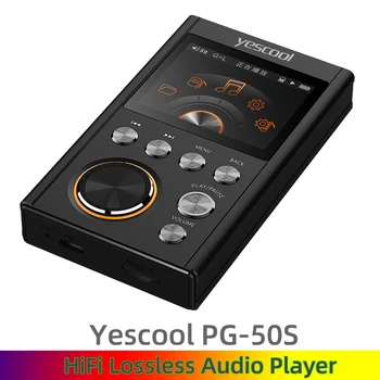 Yescool PG50S Kayıpsız Müzik Çalar MP3 HıFı DSD256 Mini Spor Walkman DAC WM8965 Decode CPU