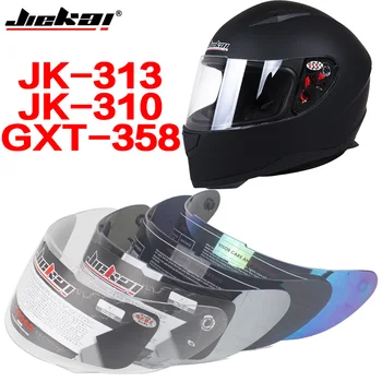 lensler için özel bağlantılar, tam yüz motosiklet kaskı yüz maskesi, vizör JIEKAI - 313 JK-310