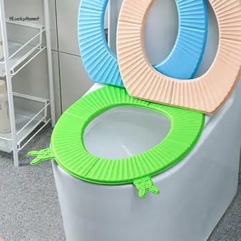 Su geçirmez Tuvalet Pedi Tavşan Kolu Kalınlaşmak Sıcak Tuvalet Kapağı Evrensel Yıkanabilir tuvalet paspası Halka Banyo