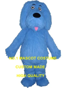 mavi peluş köpek maskot kostüm özel yetişkin boyutu karikatür karakter cosplay karnaval kostüm 3207